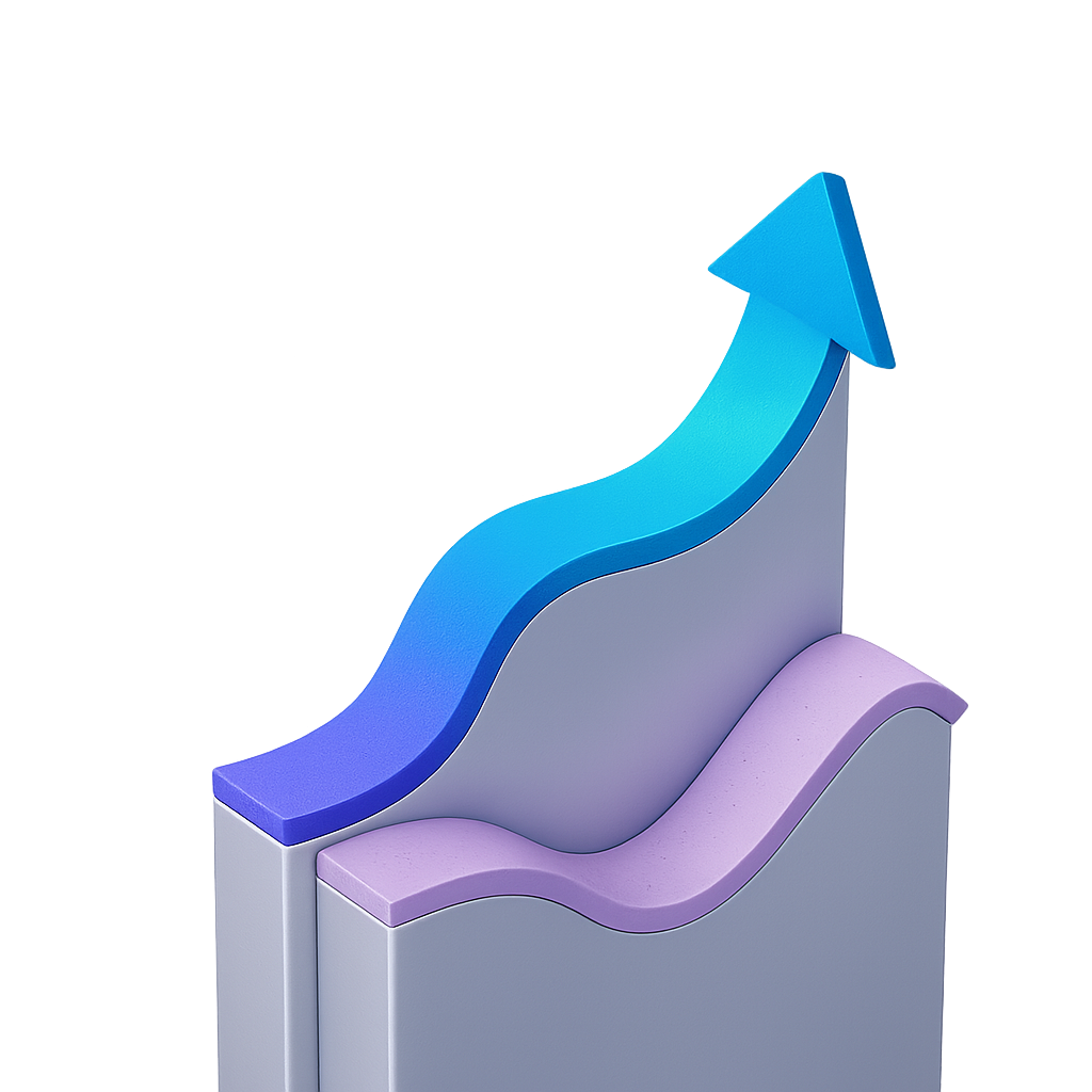 Arrows moving up icon