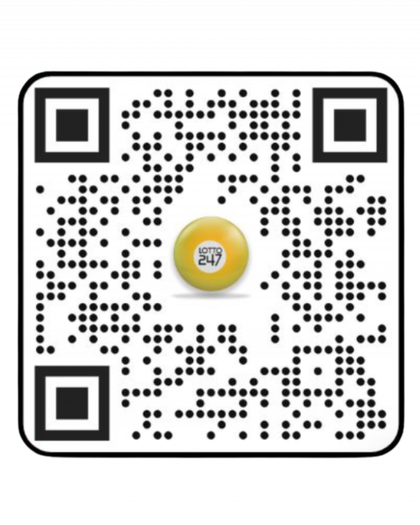 QR code for Lotto247 Vault247 augmented reality betting campaign, launching the AR prize hunt experience.