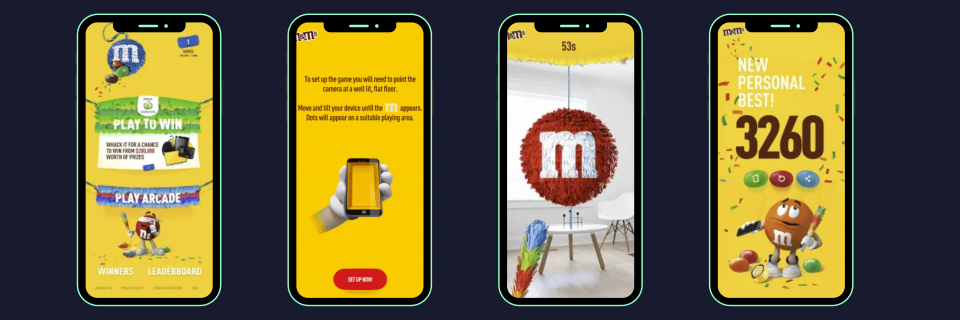 Video of Toyota’s AR showroom experience where users explored a 3D Corolla model, zoomed into details, and interacted with features.