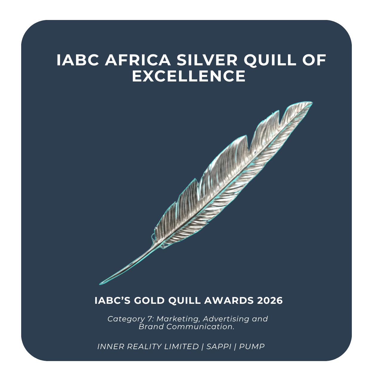IABC Africa Silver Quill of Excellence | Innereality